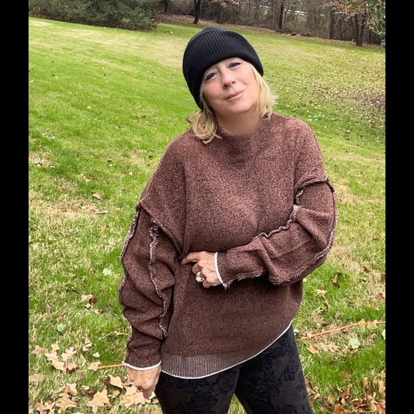 Sweater Weather in Chocolate Brown