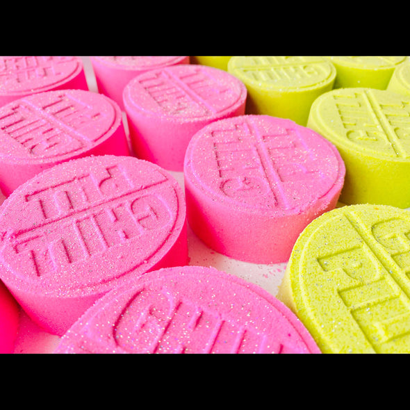Chill Pill Bath Bomb: Blue Chill Pill