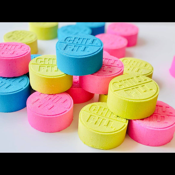 Chill Pill Bath Bomb: Blue Chill Pill