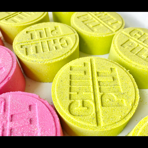 Chill Pill Bath Bomb: Lime Green Chill Pill