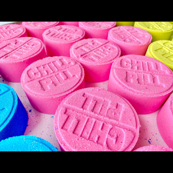 Chill Pill Bath Bomb: Lime Green Chill Pill