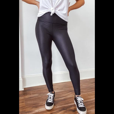 Metro Lights Pebble Leggings in Midnight