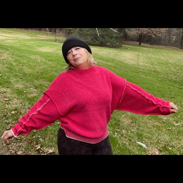 Sweater Weather in Hot Pink