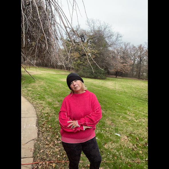 Sweater Weather in Hot Pink