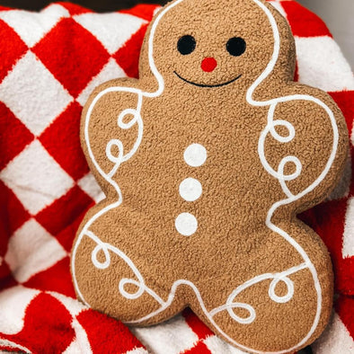 Gingerbread Man Pillow