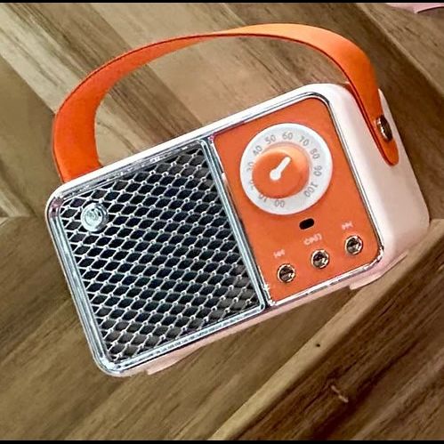 Vintage Radio Bluetooth Speakers in Key Largo Rust