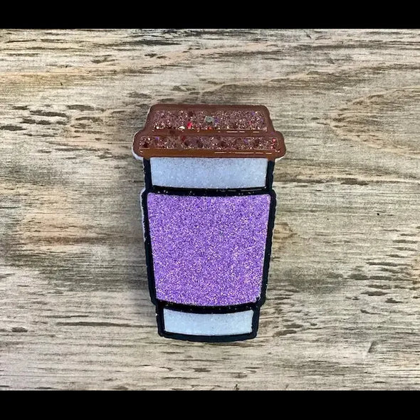 Carbucks Glitter Sleeve Coffee Cup Car Freshie