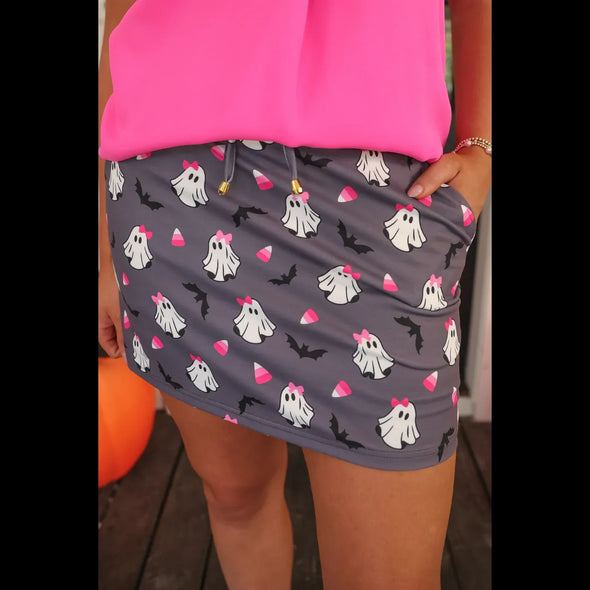 Gigi the Ghost Printed Skort