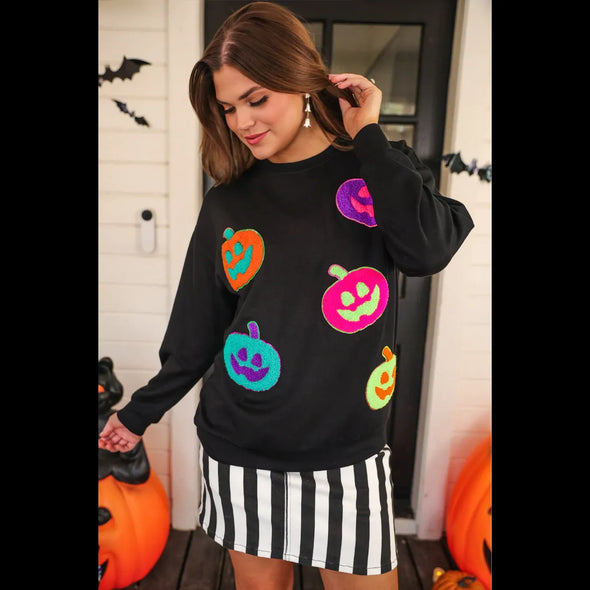 Pumpkin Pop Luxe Pullover