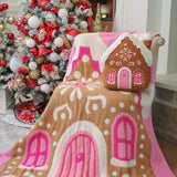 Gingerbread House Blanket