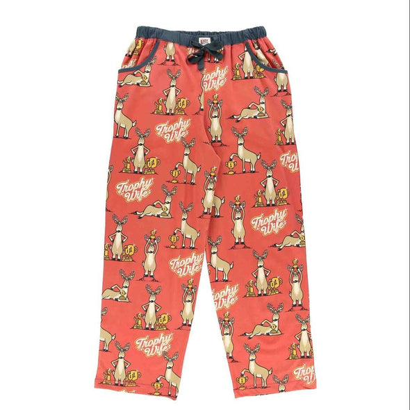 Trophy Wife PJ Pants in Dark Brick