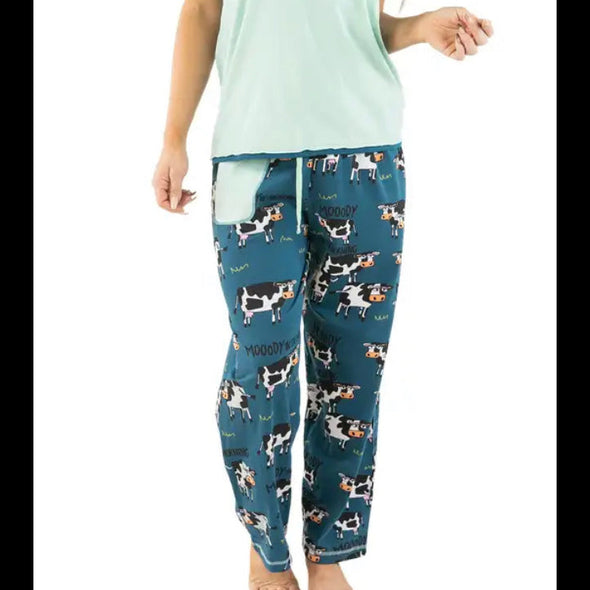 Moody in the Morning Blue PJ Pants from LazyOne