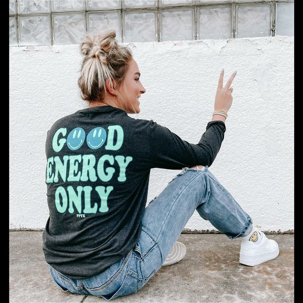 Good Energy Only Long Sleeve Graphic Tee